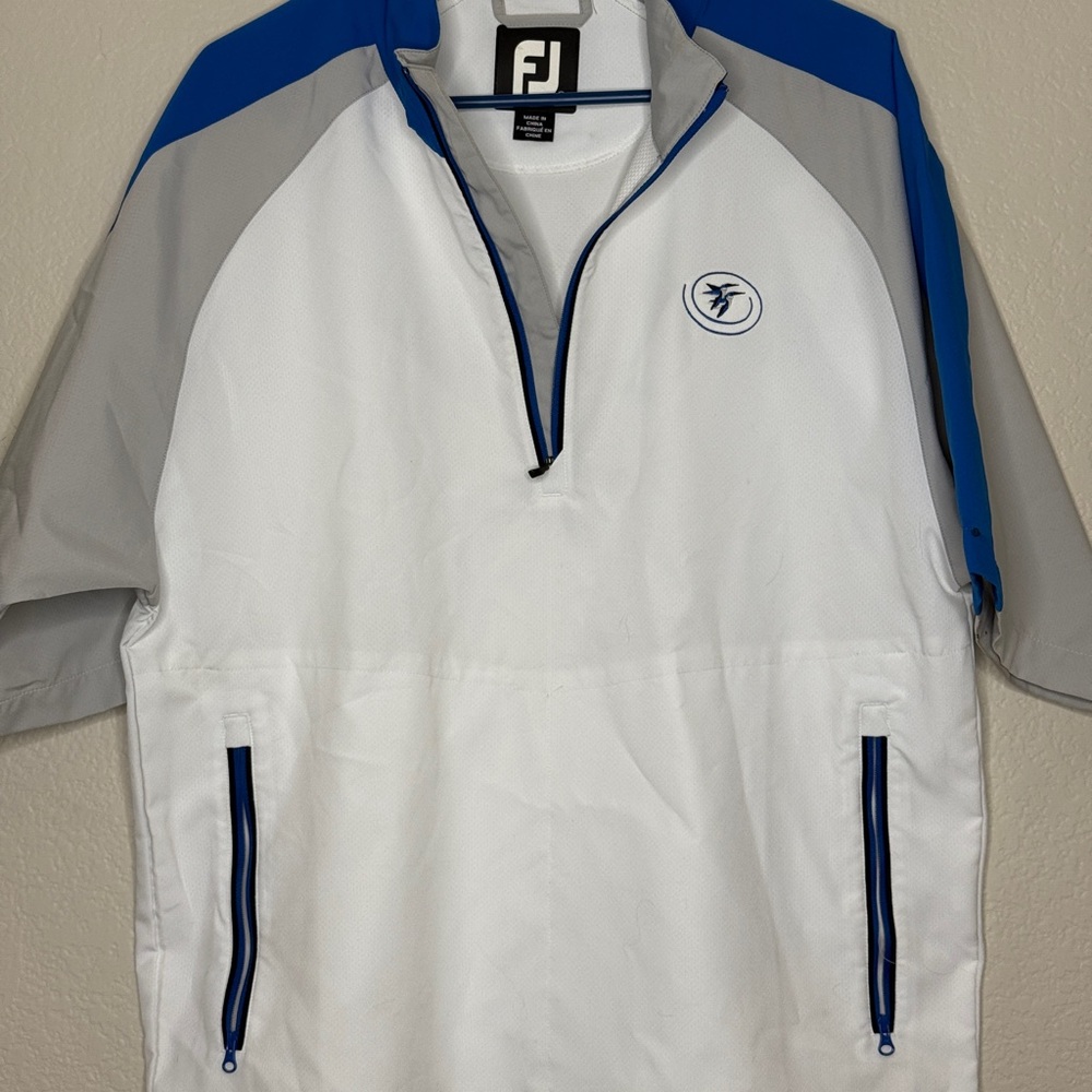 FootJoy White and Blue Men's Jacket